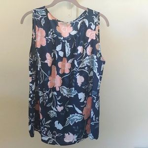 3/$18 Floral Tank Blouse